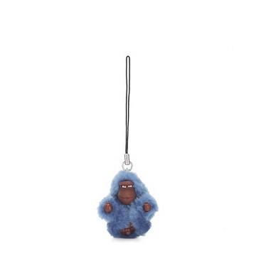 Kipling Sven Extra Small Iconic Monkey Keychain Accessories Blue Buzz | AU 1975NW